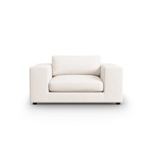Sofá 1,5 plazas de tejido estructural blanco