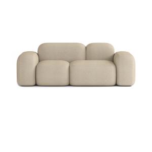 Sofá 2 Plazas en Tela Beige