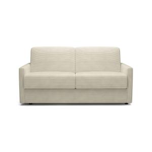 Sofá 3 plazas en cama de 140x190 cm - blanco