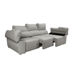Sofa 4 plazas deslizante Cuarzo Gris