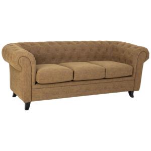 Sofá beige 199x82x76h cm