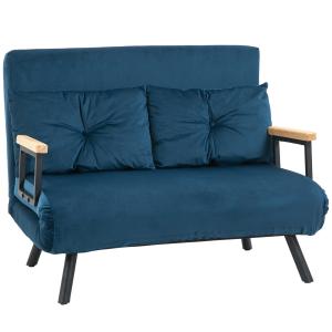 Sofá cama 102 x 73 x 81 cm color azul