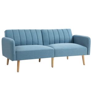 Sofá cama 173x75x73 cm azul claro