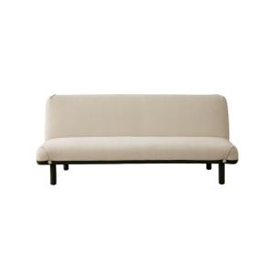 Sofá cama 2 plazas blanco roto 185.5x92.5x78.5