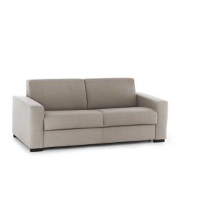 Sofá cama 2 plazas en tejido gris tórtola 180x95h90 cm