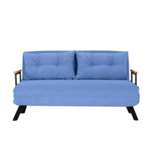 Sofá cama 2 plazas l133 cm - azul