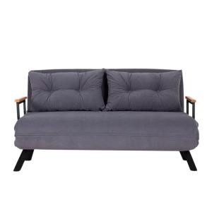 Sofá cama 2 plazas l133 cm - gris