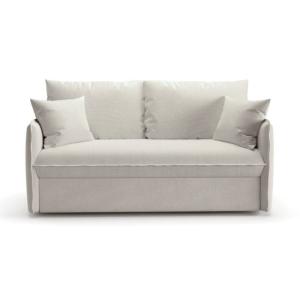 Sofá cama 3 plazas con apertura exprés en tela l185 cm - be…