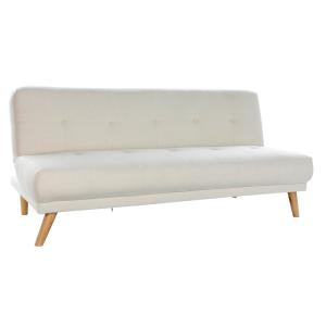 Sofa cama 3 plazas de poliester y madera de caucho 172x80x7…