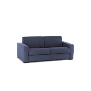 Sofá cama 3 plazas tela azul 180x95h90 cm