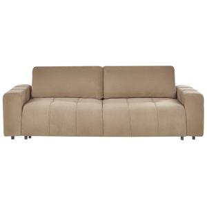 Sofá cama 3 plazas  Tela Marrón con almacenaje