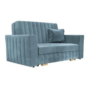 Sofá-cama azul 98x85x145cm
