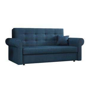Sofá-cama azul 98x85x168cm