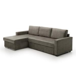 Sofá cama chaise longue low cost izquierda gris oscuro 226x…