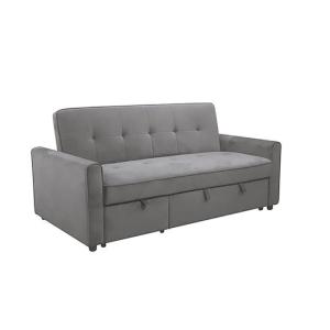 Sofa cama chaise loungue 184x98x90-178. Gris