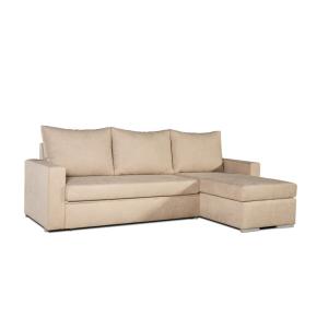 Sofá cama chaise saint-tropez beige derecha 252x153x95 cm