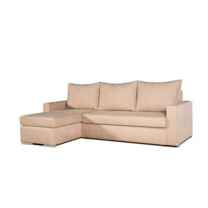 Sofá cama chaise saint-tropez beige izquierda 252x153x95 cm
