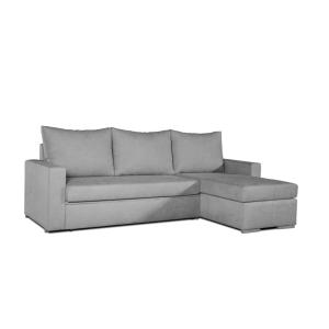 Sofá cama chaise saint-tropez gris derecha 252x153x95 cm