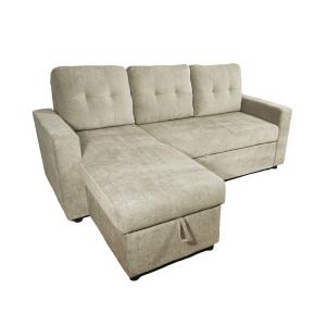 Sofá cama chaiselongue reversible asientos extensibles beig…