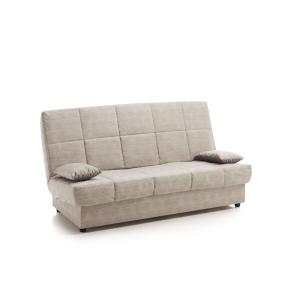 Sofa cama clic clac julieta 3 plazas, beige 184x75x31 cm