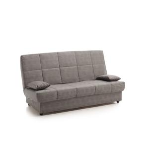 Sofa cama clic clac julieta 3 plazas, gris ceniza 184x75x31…