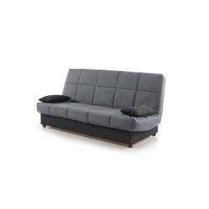 Sofa cama clic clac julieta 3 plazas, gris lava 184x75x31 cm