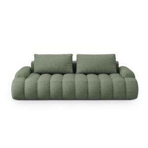 Sofá cama con baúl 4 plazas tejido estructural verde oliva…