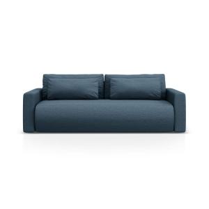 Sofá cama con baúl de almacenaje 3 plazas de tejido estruct…