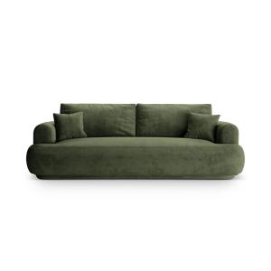 Sofá cama con baúl de almacenaje 3 plazas de terciopelo ver…