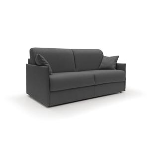 Sofá cama convertible en tela impermeable 149 cm antracita