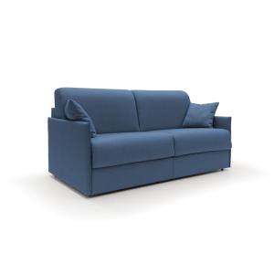 Sofá cama convertible en tela impermeable 149 cm azul