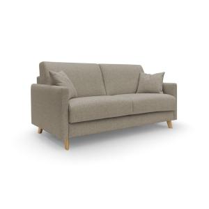 Sofá cama convertible impermeable 200 cm marrón