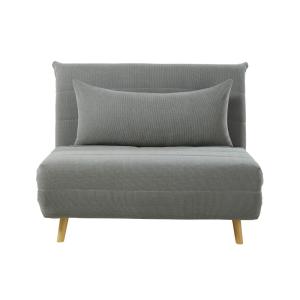Sofá cama de 1 plaza gris claro