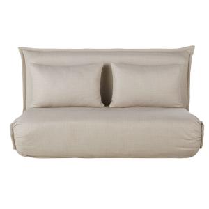Sofá cama de 2 plazas beige