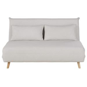Sofá cama de 2 plazas beige