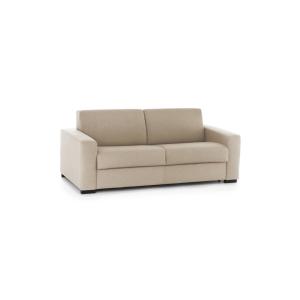 Sofá cama de 2 plazas en tejido beige 140x95h90 cm