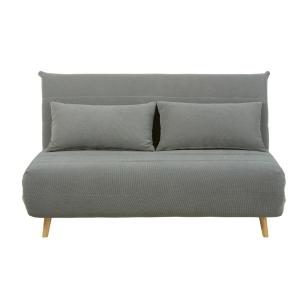 Sofá cama de 2 plazas gris claro