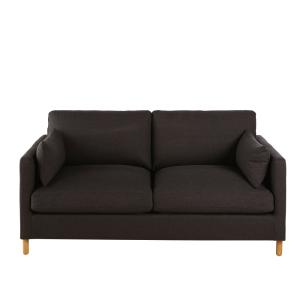 Sofá cama de 3/4 plazas de tela gris antracita, colchón de…