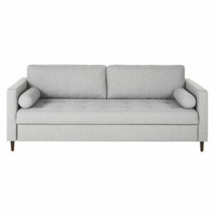 Sofá cama de 3/4 plazas gris moteado