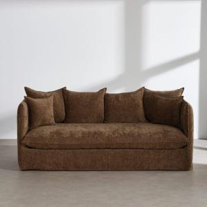 Sofá cama de 3 plazas aterciopelado verde caqui con colchón…