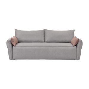 Sofá cama de 3 plazas en tela l238 cm - Gris