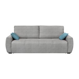 Sofá cama de 3 plazas en tela l246 cm - Gris