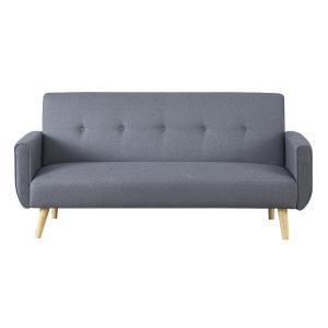 Sofá cama de estilo escandinavo gris de 3 plazas