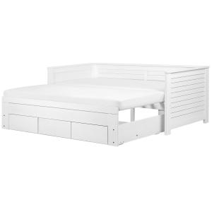 Sofá cama de madera blanco 90x200