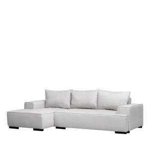 Sofá cama de Poliéster gris 250 x 80