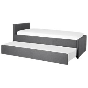 Sofá cama en tejido gris 90x200