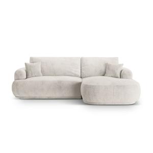 Sofá cama esquinero con box 5 plazas tejido estructural bei…