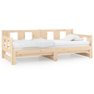 Sofá cama extraíble,sofá cama plegable madera marrón 2x(80x…