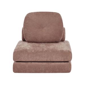 Sofá cama individual  Chenilla Marrón