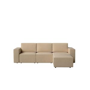 Sofá cama marrón claro con chaise longue derecho 258 x 200…